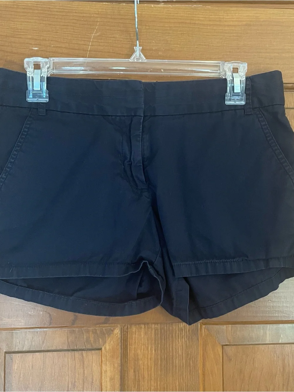 J. Crew Women's‎ Navy Tailored Chino “Broken-In” 100% Cotton Shorts, Size 4